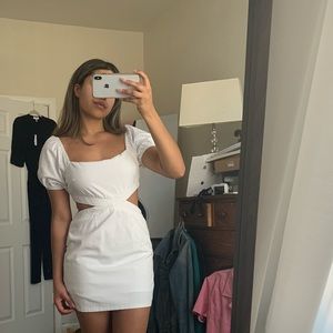 COPY - White cutout dress sz: small